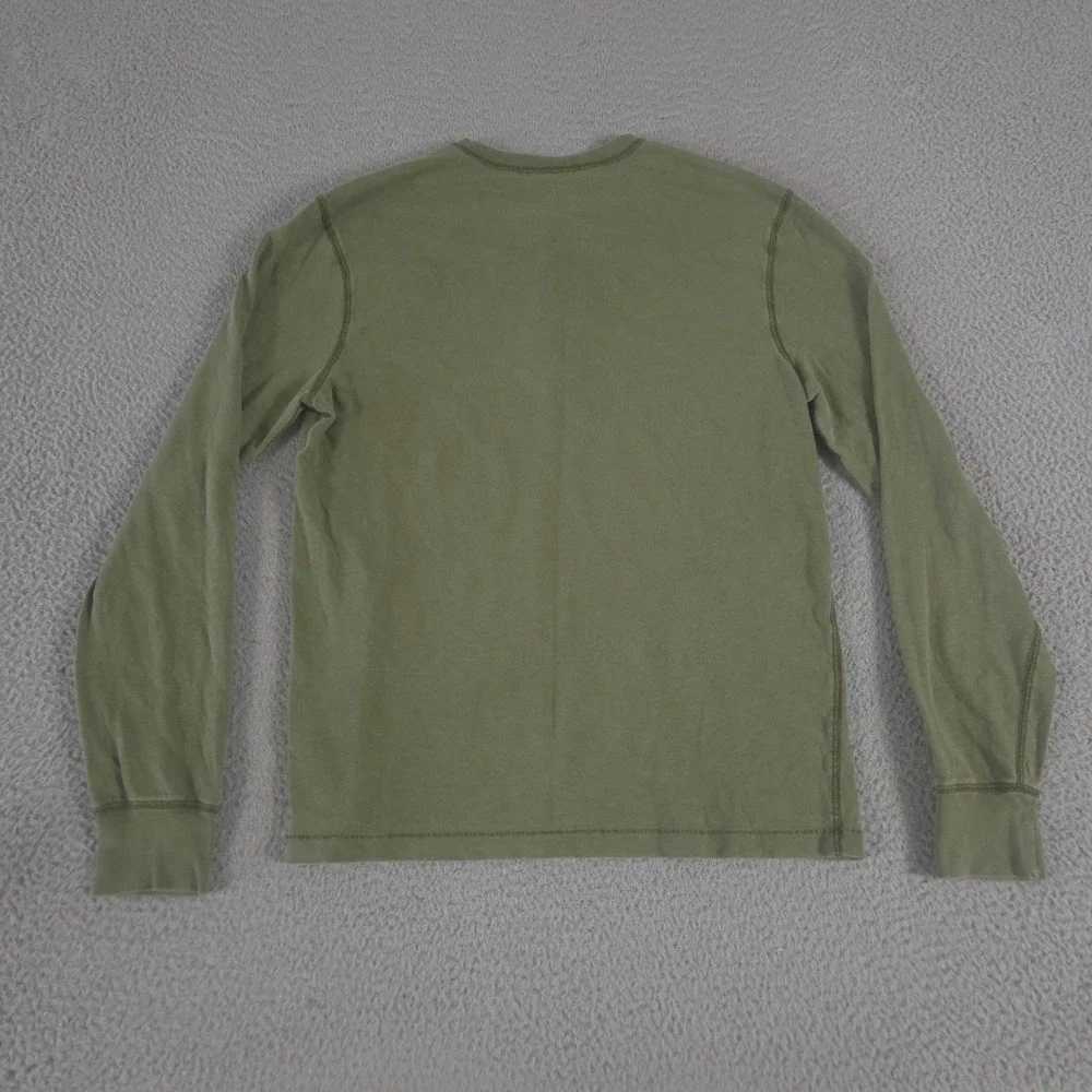 LOT OF 2 J.Crew Shirt Mens M Multi Garment-Dyed Henley Polo Cotton Mercantile